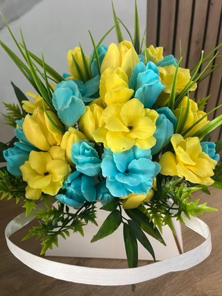 Ramo Flores Jabón Aromático Personalizado