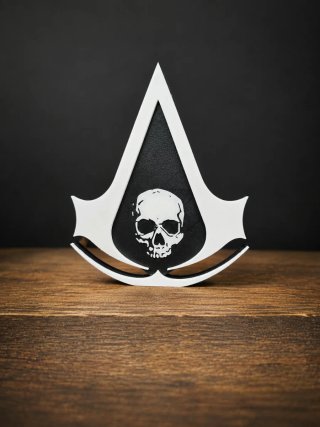 Logo Assassin's Creed Black Flag.