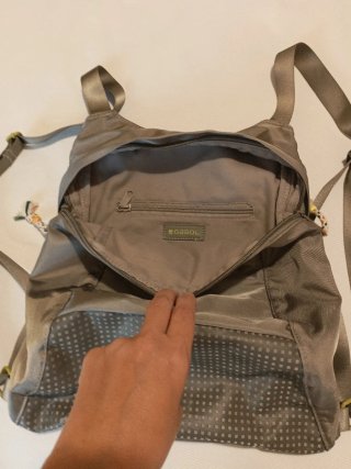 Mochila Gabol gris