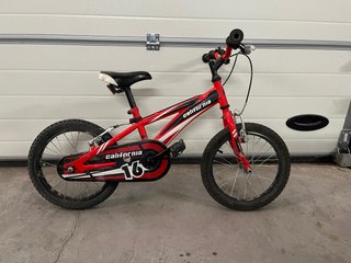 Bicicleta infantil California 16 roja