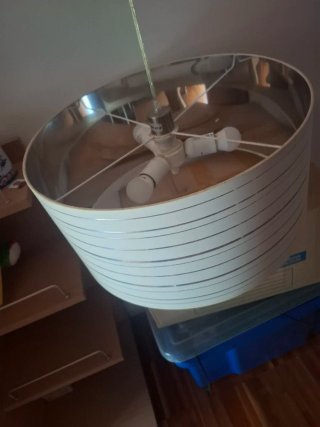 Lámpara de techo moderna tela