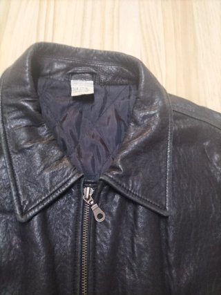 Chaqueta de cuero para hombre