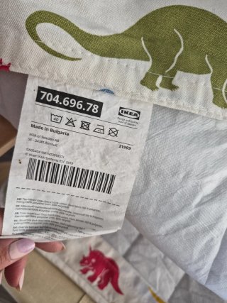 Silla infantil Ikea Poäng dinosaurios