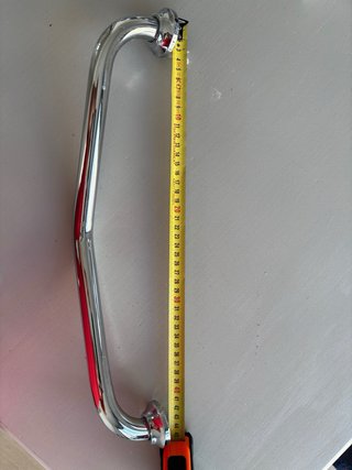 Barra de apoyo ducha 45 cm acero inoxidable