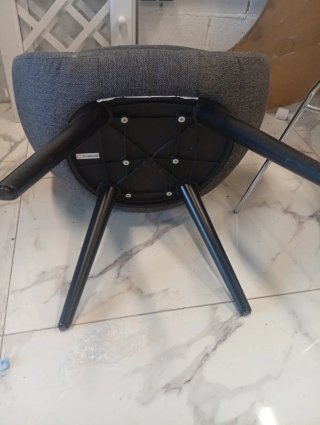 Sillón de tela gris IKEA