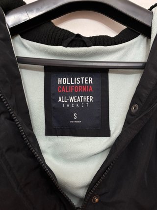 Chaqueta Hollister Negra Mujer