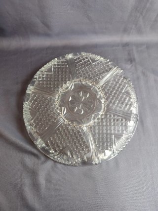 Plato entremesero de cristal