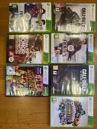 Xbox 360 Slim + 7 juegos originales