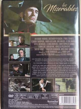 DVD Los Miserables (1978) Miniserie