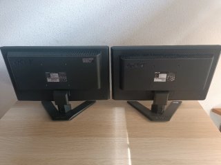 2 x Monitores Acer VGA Negros