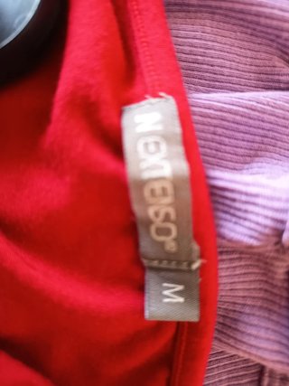 Camiseta premamá tirantes roja T.M