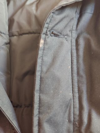 Abrigo acolchado Baker's negro hombre xl