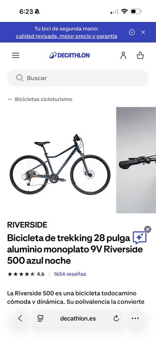 Bicicleta Riverside 500 28” 9 velocidades