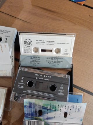 Lote 4 Cintas Cassette Pop Rock Español