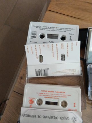 Lote 4 Cintas Cassette Pop Rock Español
