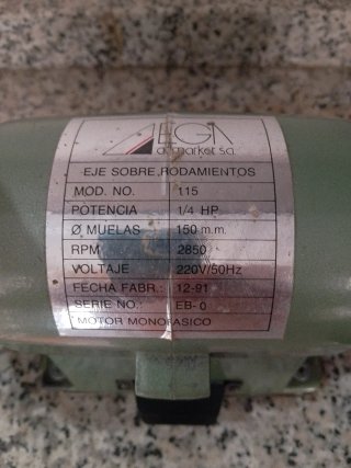 Amoladora de banco 150W