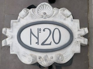 Placa Número Casa exterior