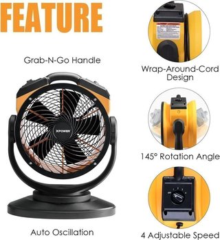 Ventilador Industrial XPower FC-100S NUEVO