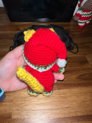 Peluche Gato Navideño Amigurumi