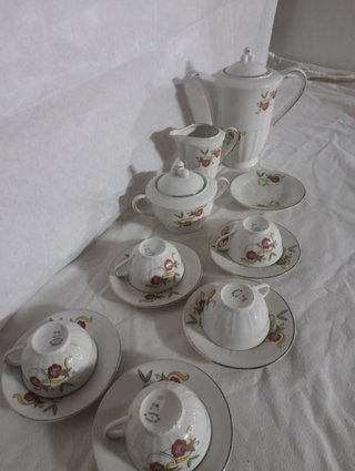 Servizio caffè Richard Ginori vintage porcellana