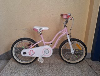 Bicicleta infantil Stiding rosa 16 pulgadas