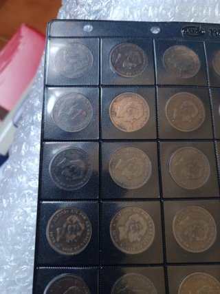 Monedas Alfonso XII y XIII Cobre 5, 10 Céntimos