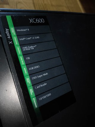 Caja PC Acer Aspire XC600