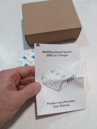 Sdoppiatore auto 3 prese accendisigari + 4 USB