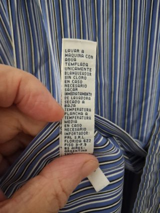 Camisa Ralph Lauren Rayas Azules y Blancas