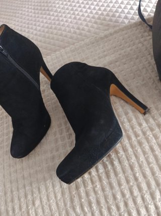 Botines Lodi Plataforma Negros