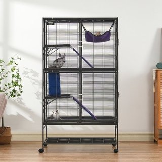 Jaula de metal para pequeños animales de 164.1 cm,