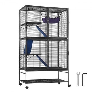 Jaula de metal para pequeños animales de 164.1 cm,