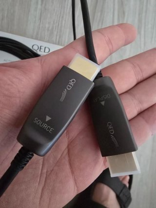 Cable 7.5M QED HDMI 2.1 FIBRA OPTICA CERTIFICADO