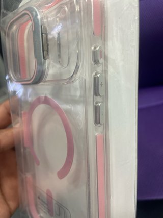 Funda iPhone 17 Pro Max Transparente Rosa