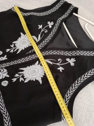Chaleco bordado mujer talla XL