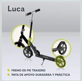 Patinete lionelo LUCA Urbano XXL hasta 100 kg