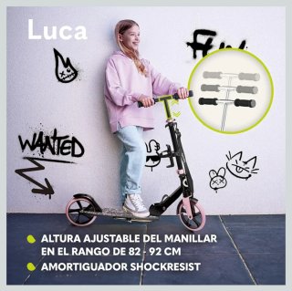 Patinete lionelo LUCA Urbano XXL hasta 100 kg