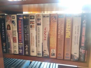 Lote Películas VHS: Matrix, Pulp Fiction, Carrie