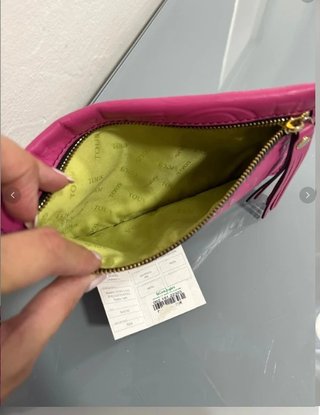 Bolso Clutch Piel TOUS Rosa