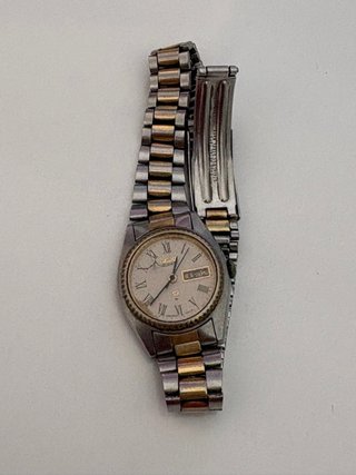 Reloj Seiko Mujer 24mm Oro y Plata