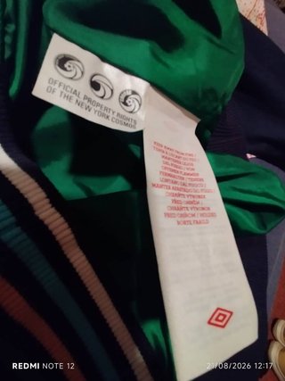 Chaqueta New York Cosmos Umbro Azul