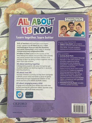All about Us Now 5 Class Book (Spain)