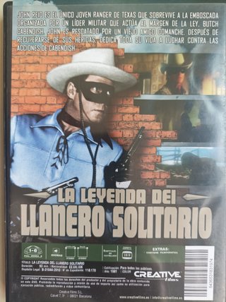 DVD La Leyenda del Llanero Solitario (1981)