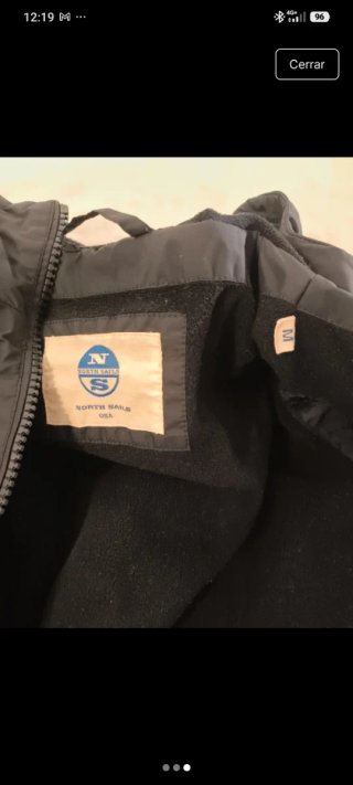 Chaqueta Bomber North Sails Negra