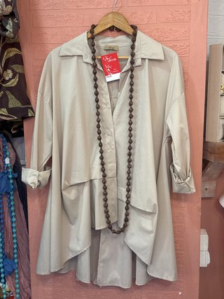 Chaqueta Teisa Beige Talla Única