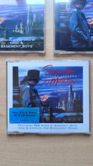 Stranger in Moscow Michael Jackson 3/3 singles CD
