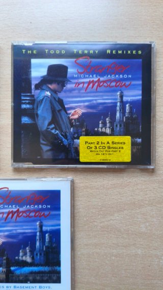 Stranger in Moscow Michael Jackson 3/3 singles CD