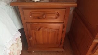 Armario madera Provenzal 4 puertas y cajones