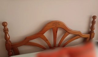 Armario madera Provenzal 4 puertas y cajones