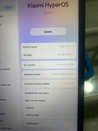 Tableta Xiaomi Redmi Negra